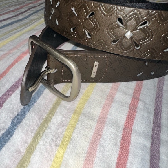 RELIC embossed and studded belt *PLUS SIZE* - Picture 2 of 2